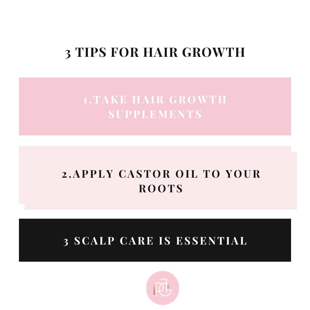 3 Hair Growth Tips - Peace Love Glam