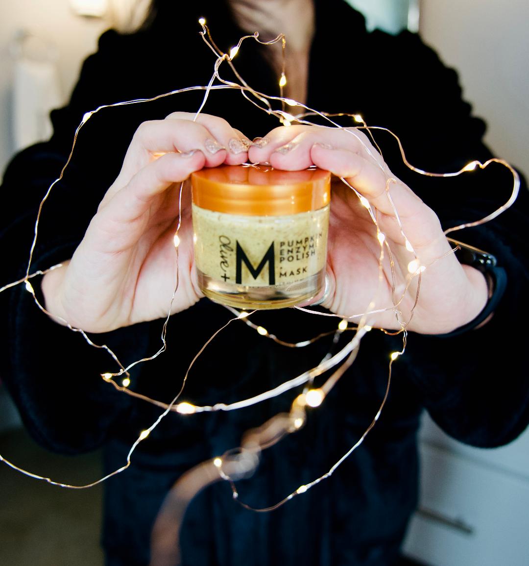 Olive and M Pumpkin Spice Mask